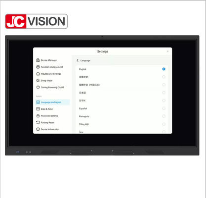 Vertoning 20 van Univercity Slimme Interactieve Whiteboard LCD Punten Infrarood Touch screen