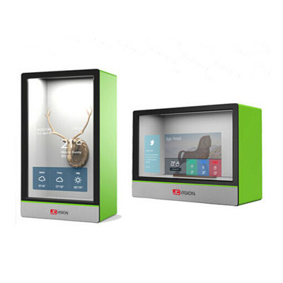 Adverterend Transparante LCD Touch screen Transparante LCD Vertoningsdoos 21,5 Duim