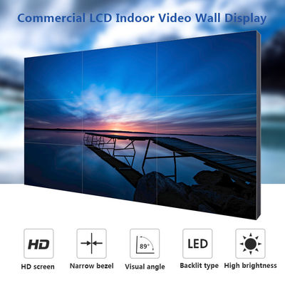 Digitale LCD Videomuurvertoning die Video de Muurcontrolemechanisme 49inch verbinden van de de Schermenvertoning 3x3