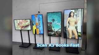 Scan A3-boeken Snelle 24 MP Pro-scanner