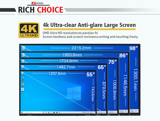 Flat Panel Hoofdbord LCD-projectie-schermen Conferentiesysteem 20 Touch