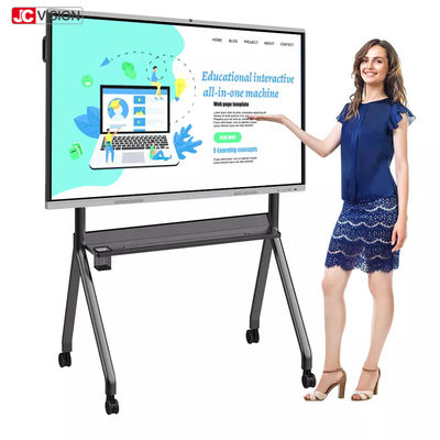 JCVISION 4K OPS 65 - 86 Inch Smart Interactive Whiteboard LCD-scherm Ondersteuning Touch
