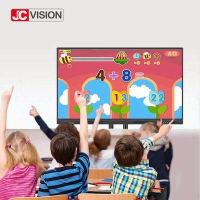 JCVISION 65 - 110 inch Smartboard Interactief Display AG Temple Glass IR Touch LCD-scherm