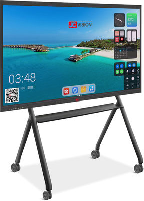 JCVISION 75 inch Android 13.0 Interactief platte paneel 15W*2 Stereo LED achterlicht