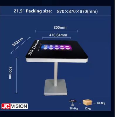 JCVISION 21,5 inch Bestellen koffie winkel waterdicht scherm digitale speeltafel met touchscreen