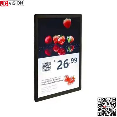 JCVISION 10,1 inch dubbele schermweergave van het product elektronisch prijskaartje, digitaal teken/touchscreen