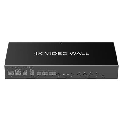 JCVISION 4K Video JCVISION Wall HDMI2.0 Matrix 2 in 4 uit met 2X2 Video wall output zelfadaptieve L/R audio output