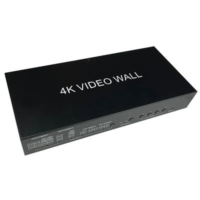 JCVISION 4K Video JCVISION Wall HDMI2.0 Matrix 2 in 4 uit met 2X2 Video wall output zelfadaptieve L/R audio output