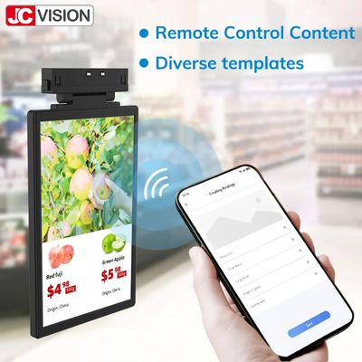 JCVISION Gemakkelijk te installeren digitaal signage display elektronisch planklabel LCD display TFT technologie