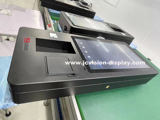 JCVISION 24 inch zelfbediening Payment Kiosk Touch Screen Visuele hoek 178°/178° Geschikt voor 0C~50C Omgeving