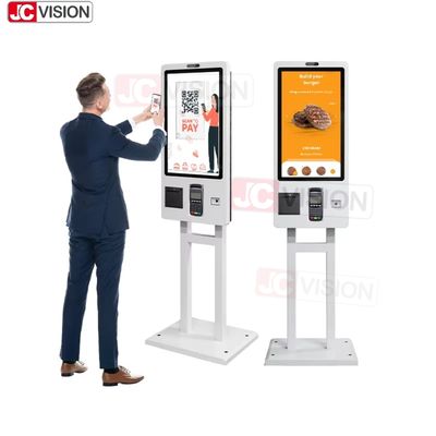 24 27 32 Inch POS Touchscreen Zelfbedieningskassa Betaalterminal McDonald's Fastfood Zelfbestelkiosk voor KFC/Restaurants