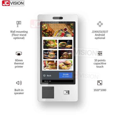 15,6 21,5 24 32 inch Indoor Vloerstaande Selfservice Betalingskiosken Terminal Selfservice Checkout Kiosk Machine Leverancier
