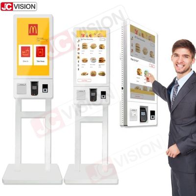 15,6 21,5 24 32 inch Indoor Vloerstaande Selfservice Betalingskiosken Terminal Selfservice Checkout Kiosk Machine Leverancier