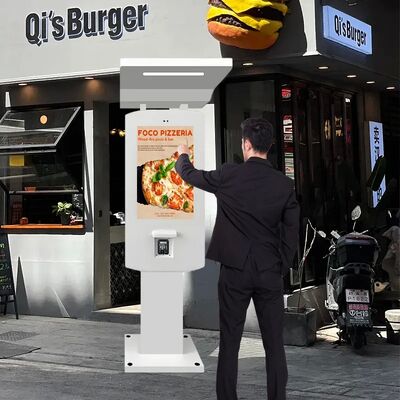 32 inch Outdoor Android PC Self Service Payment Kiosk met LED Strip