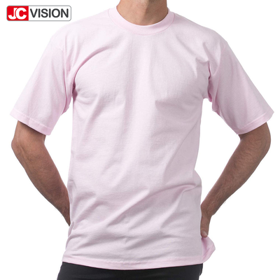 JCVISION T-shirt voor herenkleding T-shirts voor mannen 100% katoen O hals korte mouw eenvoudig oversized zomer overhemd