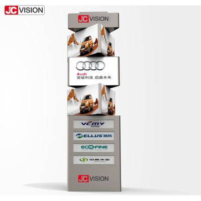 JCVISION aangepaste Openlucht Digitale Signage Vertonings LEIDENE Roterende Torenvertoning