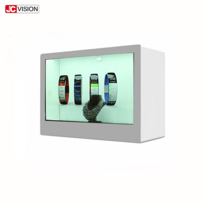 49 inch LCD-scherm met hoge helderheid, Transparante LCD-vitrine 1920*1080 Full HD