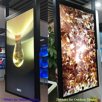 De hoge Vertoning van het Helderheids Dubbele Zij49inch LCD Venster voor Commercieel