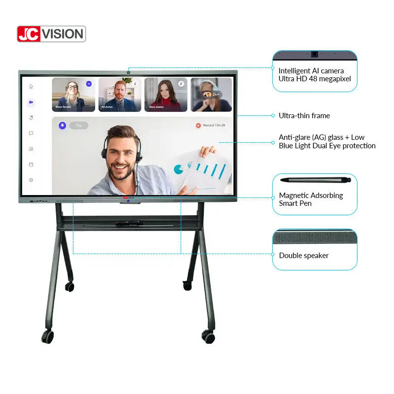 JCVISION 98 Duim Onderwijs Interactieve Slimme Raad 20 de Aanraking van Puntenirl voor Klaslokaal