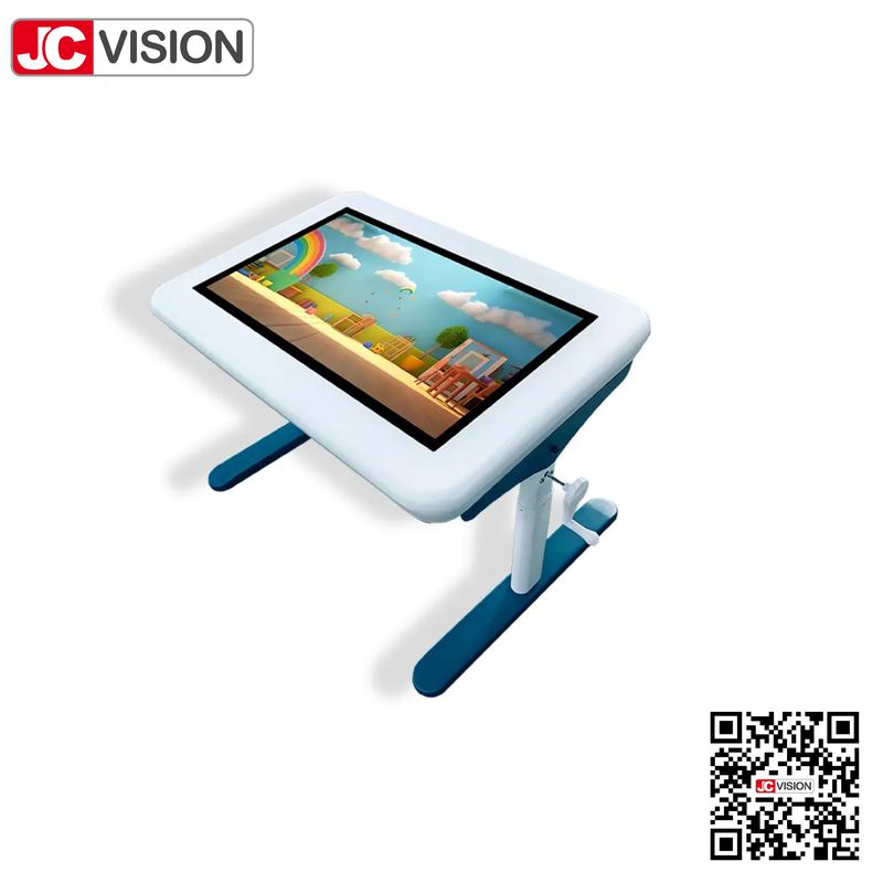 JCVISION Android 32" LCD-scherm 20 punten Touch Screen Educatieve touchtable met hoogteverstelbaar