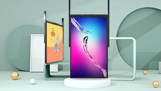 Hoge Signage van de het Venstervertoning van het Helderheids49inch Transparante LCD Scherm