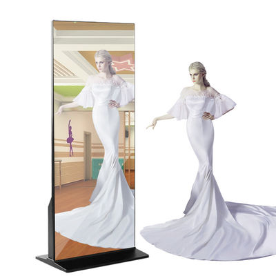 43inch de slimme Gymnastiek die van de Spiegeltraining Intelligent Touch screen adverteren