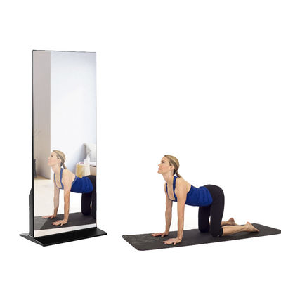 De Slimme Spiegel van de vloertribune DIY 65 Duim Interactief Touch screen voor GYMNASTIEK