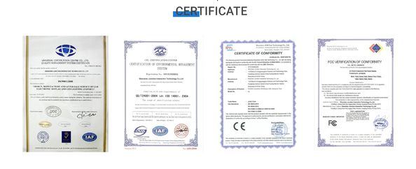 China Shenzhen Junction Interactive Technology Co., Ltd. certificaten